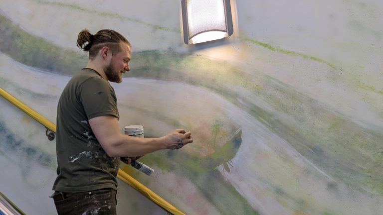 Wallasey artist makes lasting impression on new company HQ