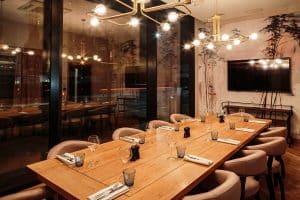 HERO Private Hire Dining Room in Manchester seats 10 300x200 1