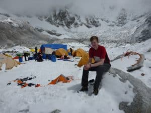 Alex Staniforth Silhouette Base Camp