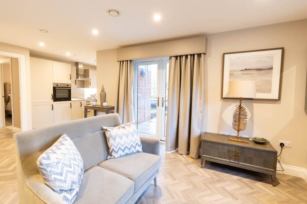 The show apartment at Minerva Place in Lymm