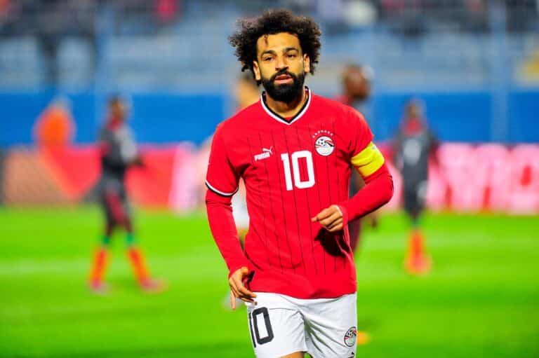 Mohamed Salah was injured at the Africa Cup of Nations